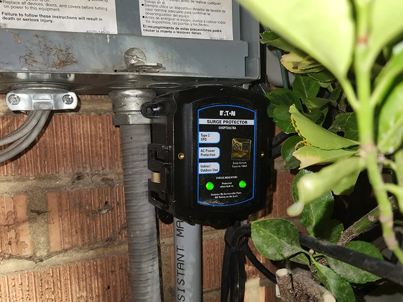 Whole-home surge protector