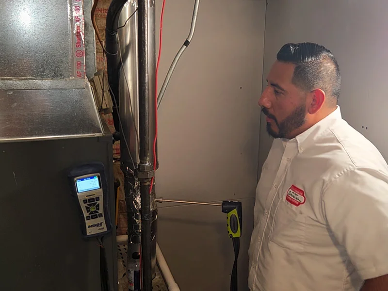 HVAC service technician in Clinton