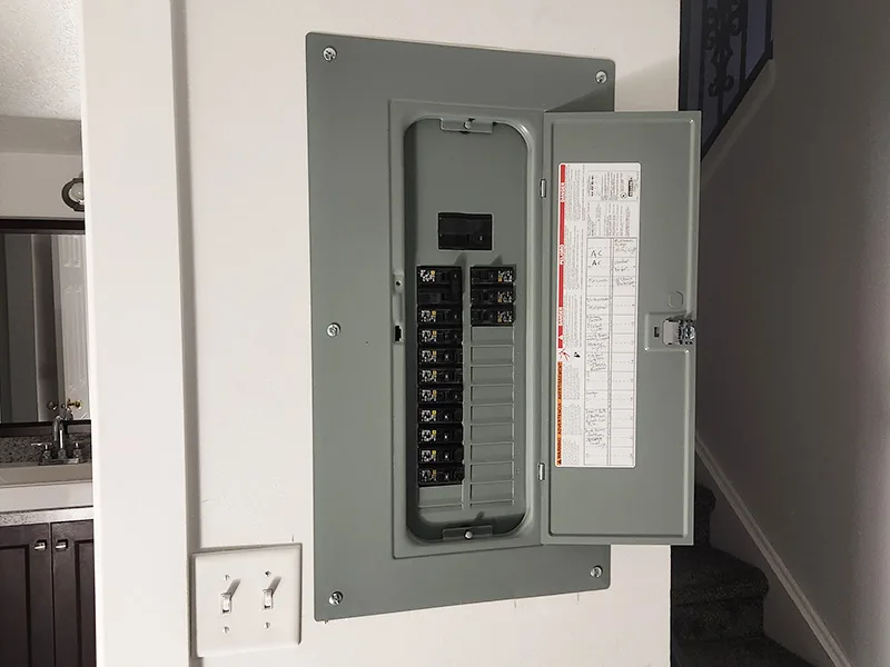 Electrical panel work