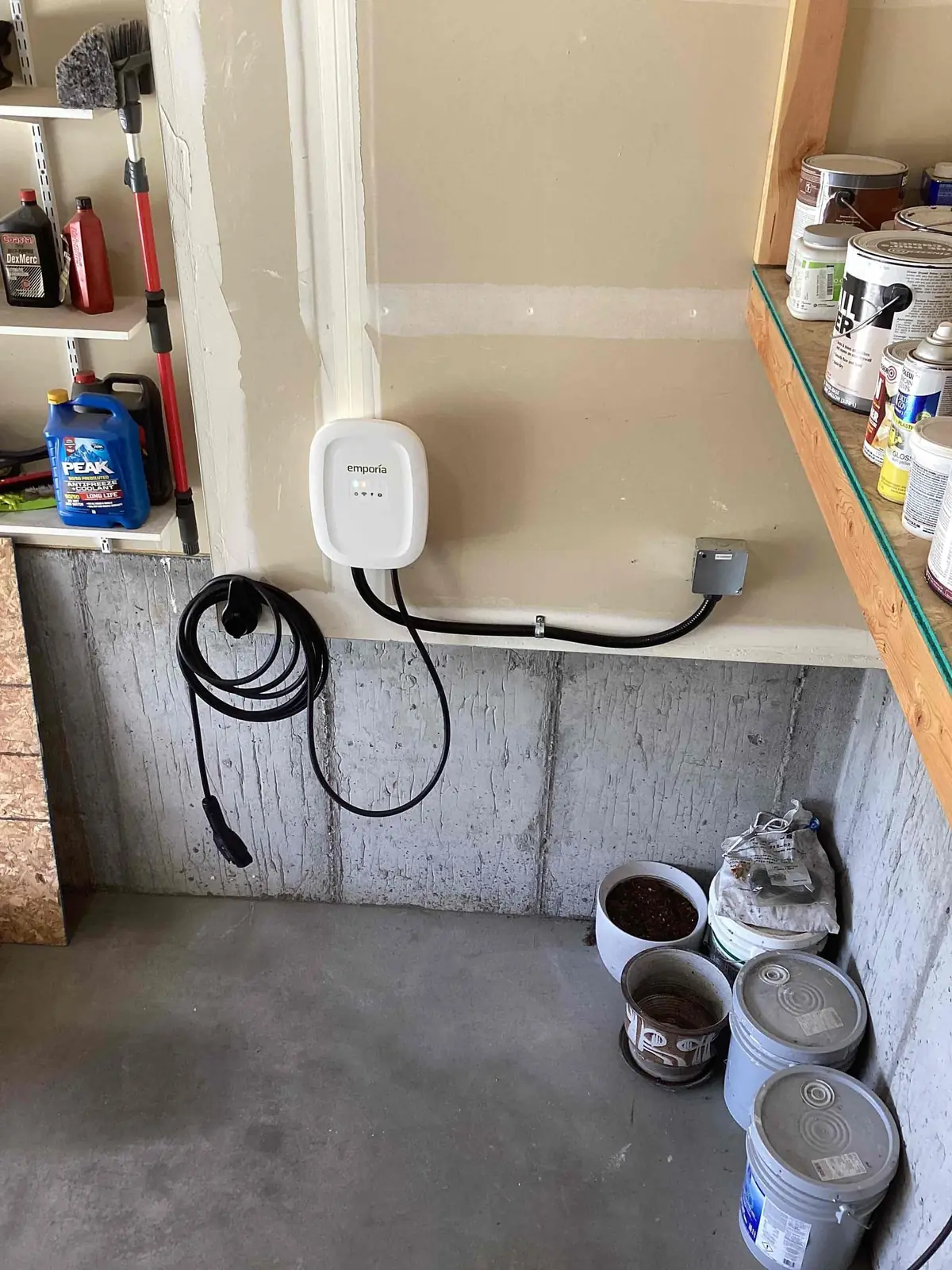 Level 2 EV charger install